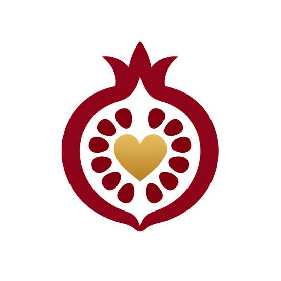 Sutherland Law Firm and Dignity Elder Law logo: a pomegranate with a gold heart